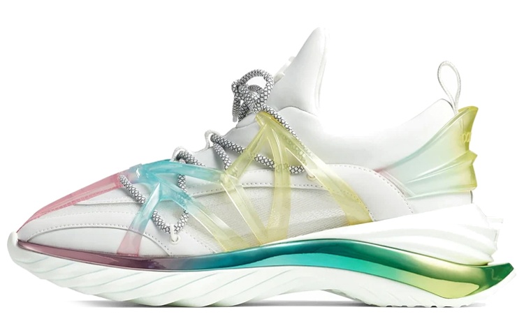 Jimmy Choo Unicorn Mi Low Top Sports Casual Shoes Women's Multicolor