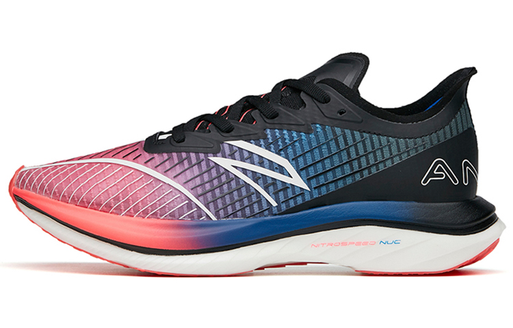 Anta C202 GT Low-Top Running Shoes Women's Pink Blue Black