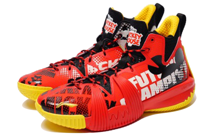 LINING Disney X LINING Badfive High Top Red купить в интернет-магазине Yoocart с быстрой доставкой по России.