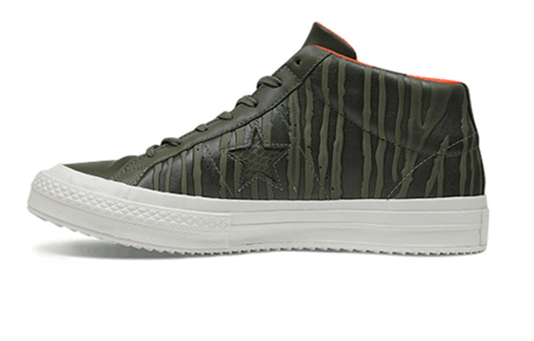 Converse One Star Mid Tops Green