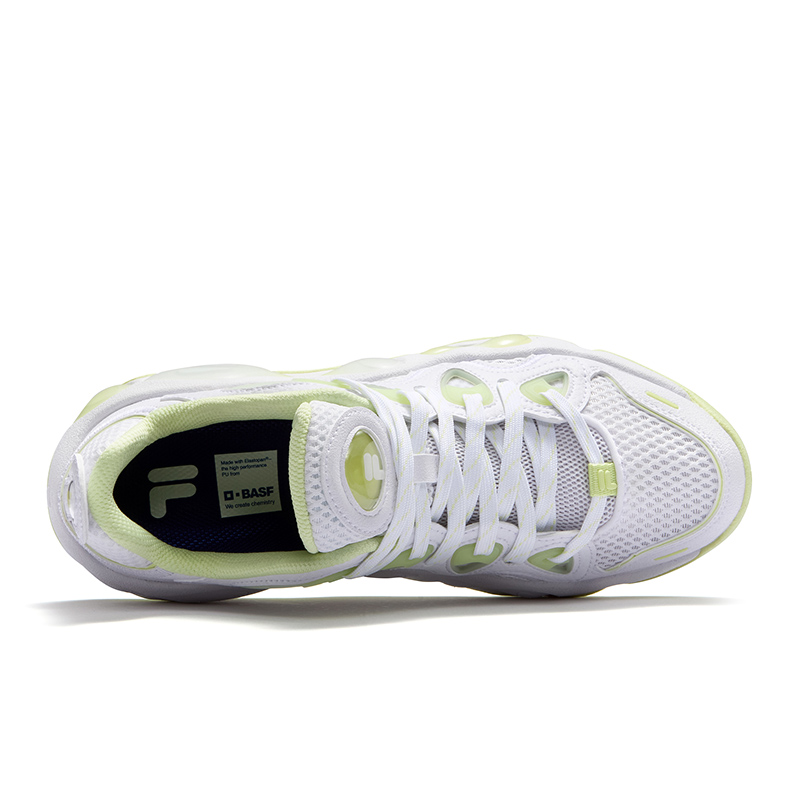 FILA FUSION VERTICAL Cracked Shoes Low Top Vintage Basketball Shoes Women's White Green купить в интернет-магазине Yoocart с быстрой доставкой по России.