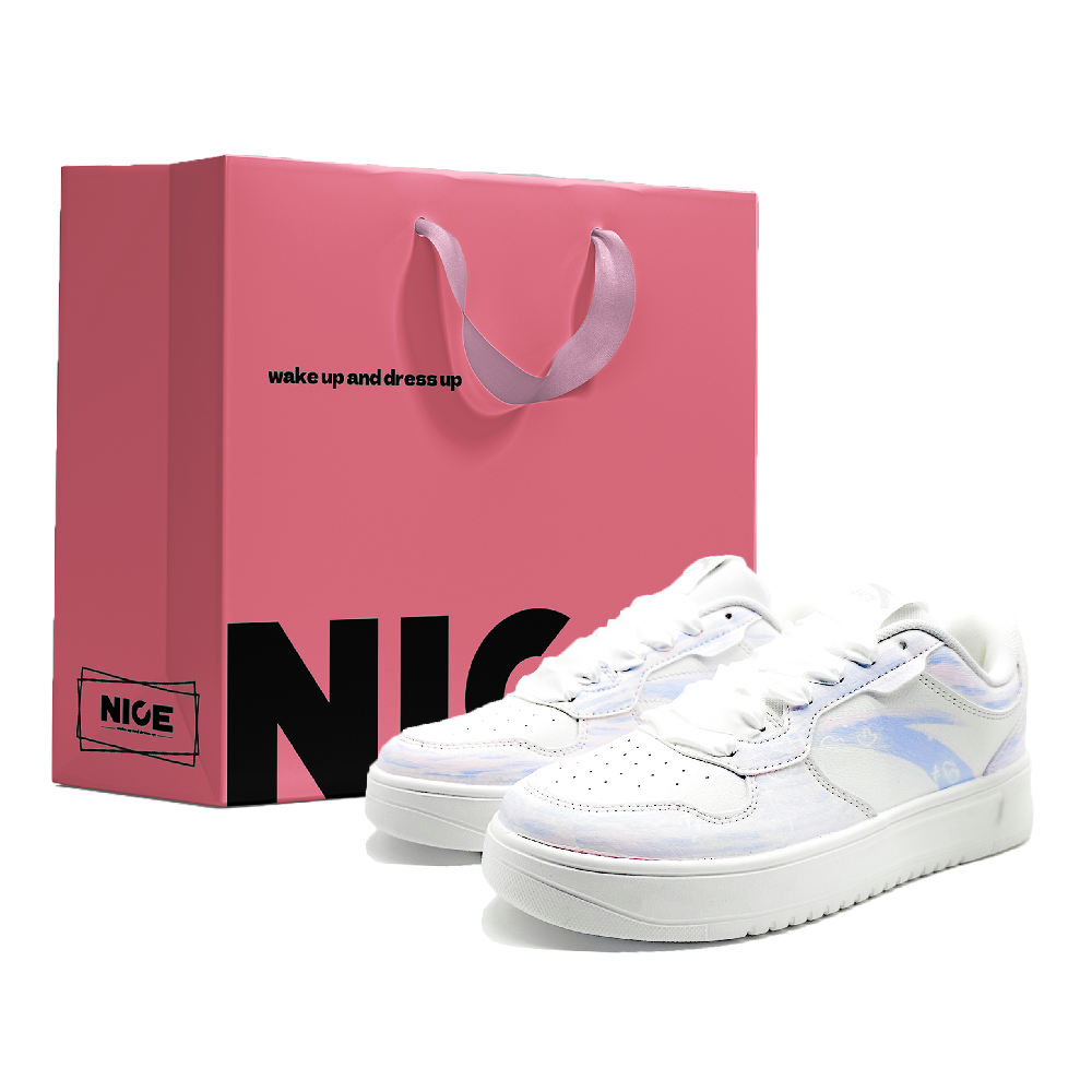 Anta Relaxed Wear resistant And Lightweight Low Top Skateboard Shoes Women's White Purple
