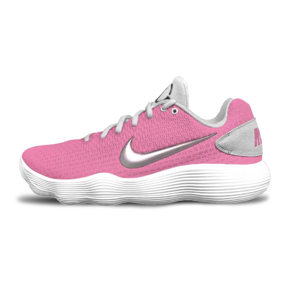 Nike Hyperdunk 2017 Basketball Shoes Men Low-Top Pink/White/Gray