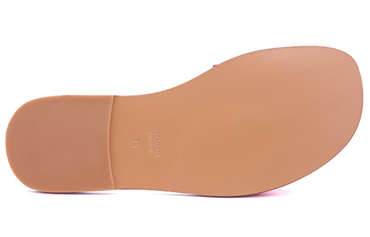 GUCCI Horsebit Slide Slippers Women's Red купить в интернет-магазине Yoocart с быстрой доставкой по России.