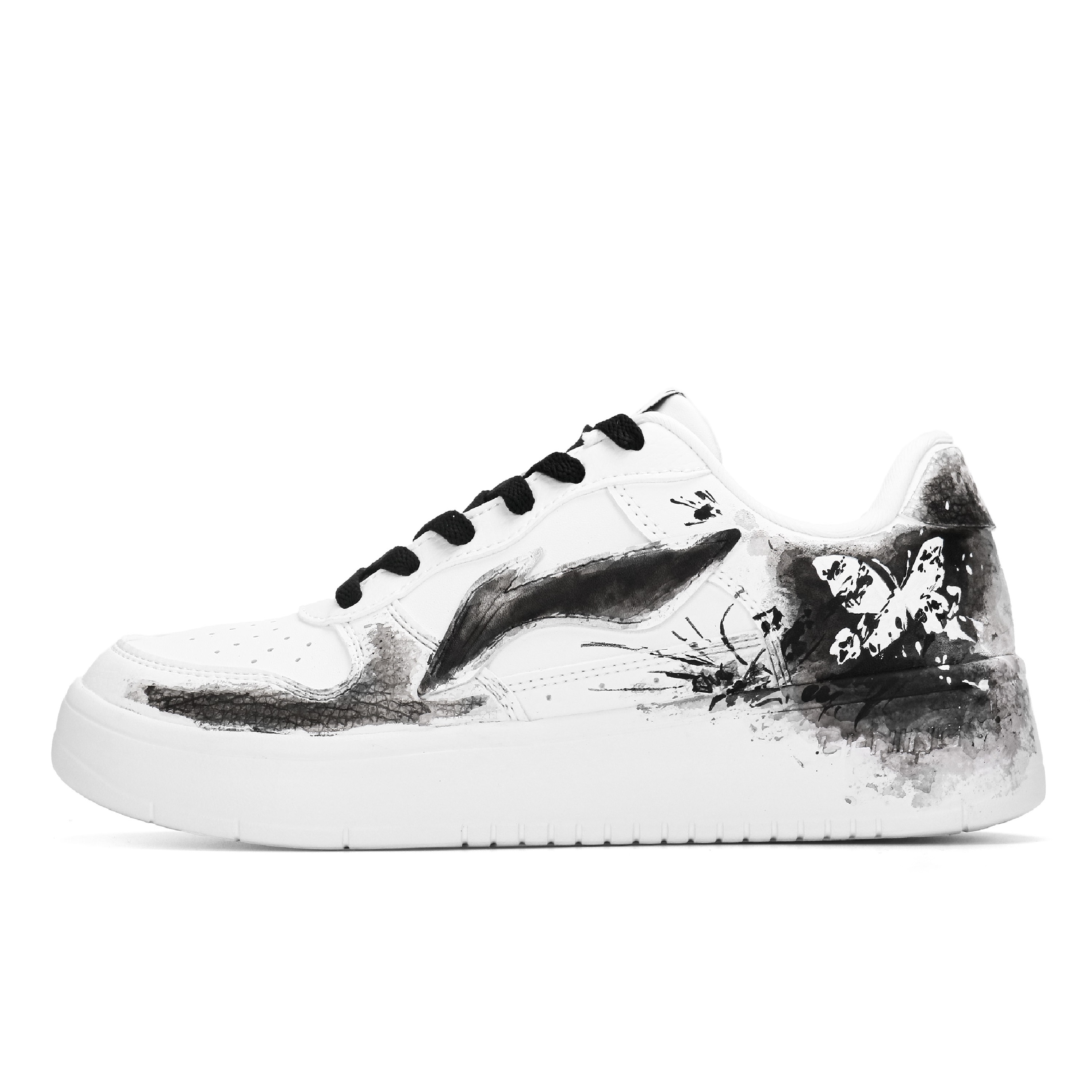 LiNing Pontoon Boats Slip Resistant Abrasion Resistant Low top Skateboard Shoes Unisex