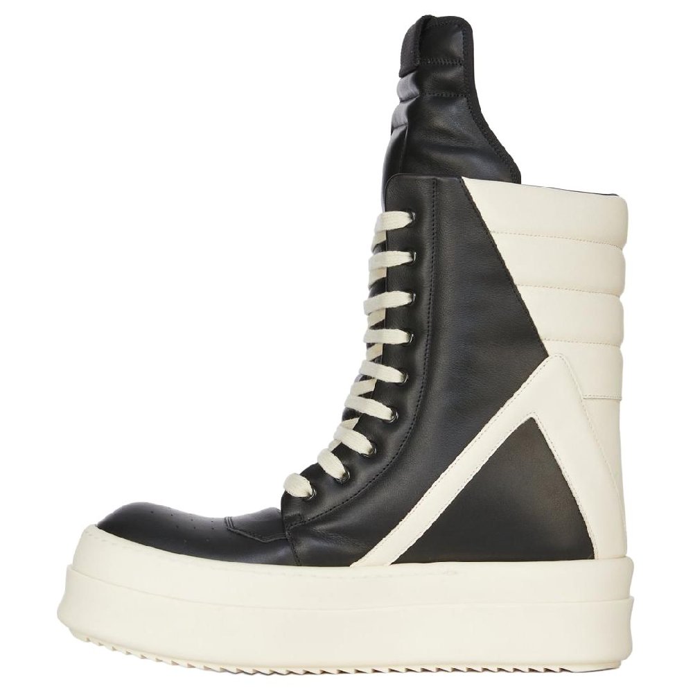 RICK OWENS Porterville Mega Geobasket Black Milk