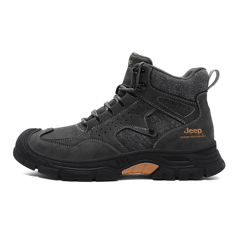 Jeep High Top Outdoor Shoes Men's Gray