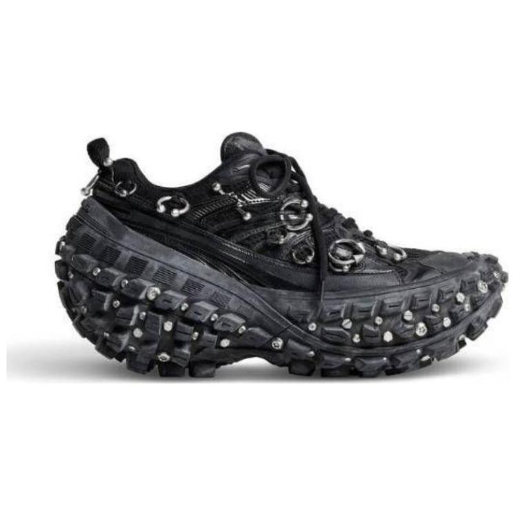 Balenciaga Defender Low top Casual Shoes Women's Black купить в интернет-магазине Yoocart с быстрой доставкой по России.