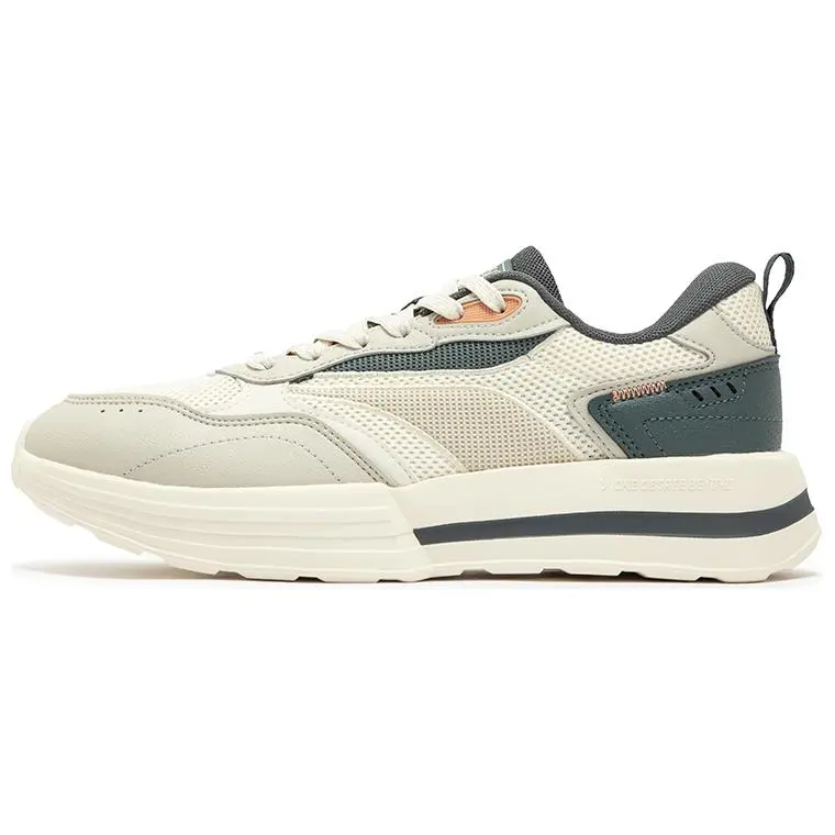 361° Life Collection Anti Slip Wear Resistant Low Top Casual Shoes Men's Beige