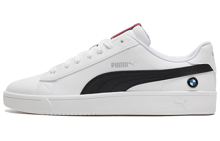 PUMA Bmw Motorsport Court White/Black/Red Casual Board Shoes