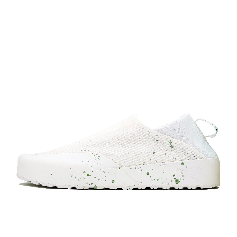 Arcteryx KRAGG Polar White Green Abrasion Resistant Waterproof And Breathable Low Top Casual Shoes Men's White