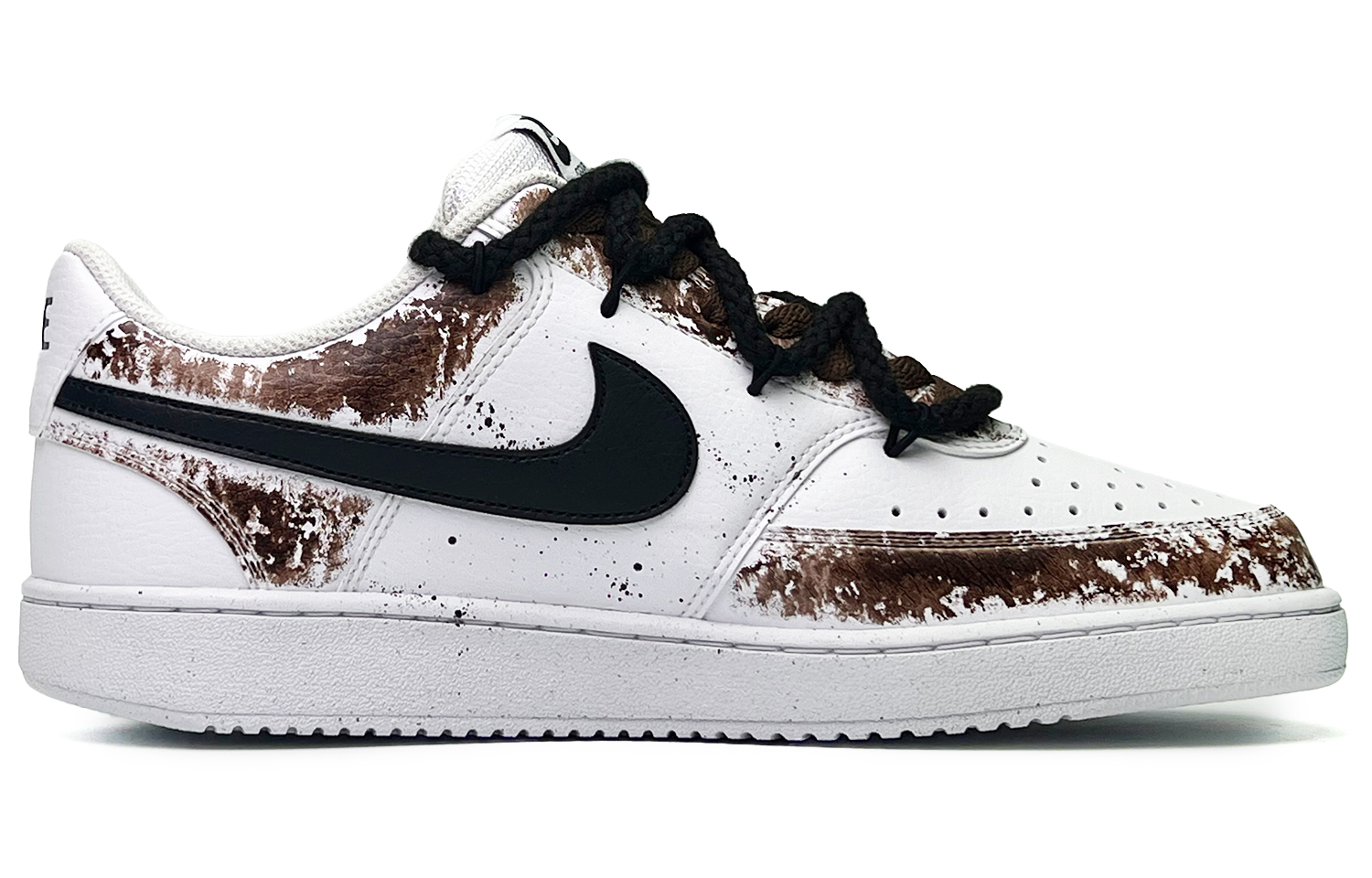 Nike Court Borough Lava Latte Low-Top Skateboard Shoes Unisex White Brown купить в интернет-магазине Yoocart с быстрой доставкой по России.