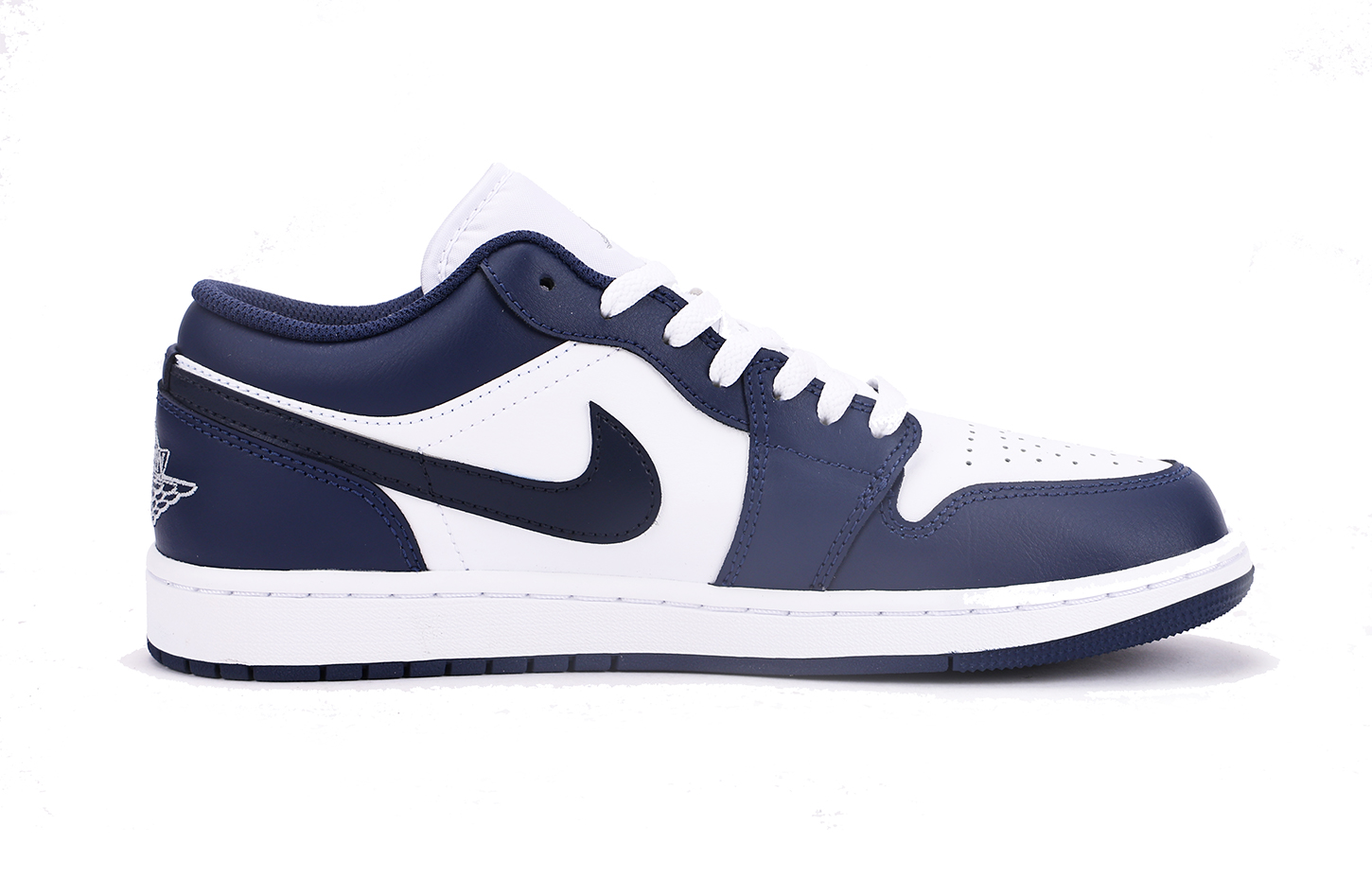 Jordan Air Jordan 1 Low-Top Vintage Basketball Shoes GS White Blue купить в интернет-магазине Yoocart с быстрой доставкой по России.