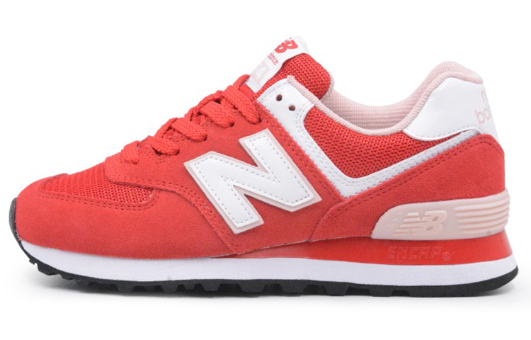 New Balance 574 Coral Red Women's