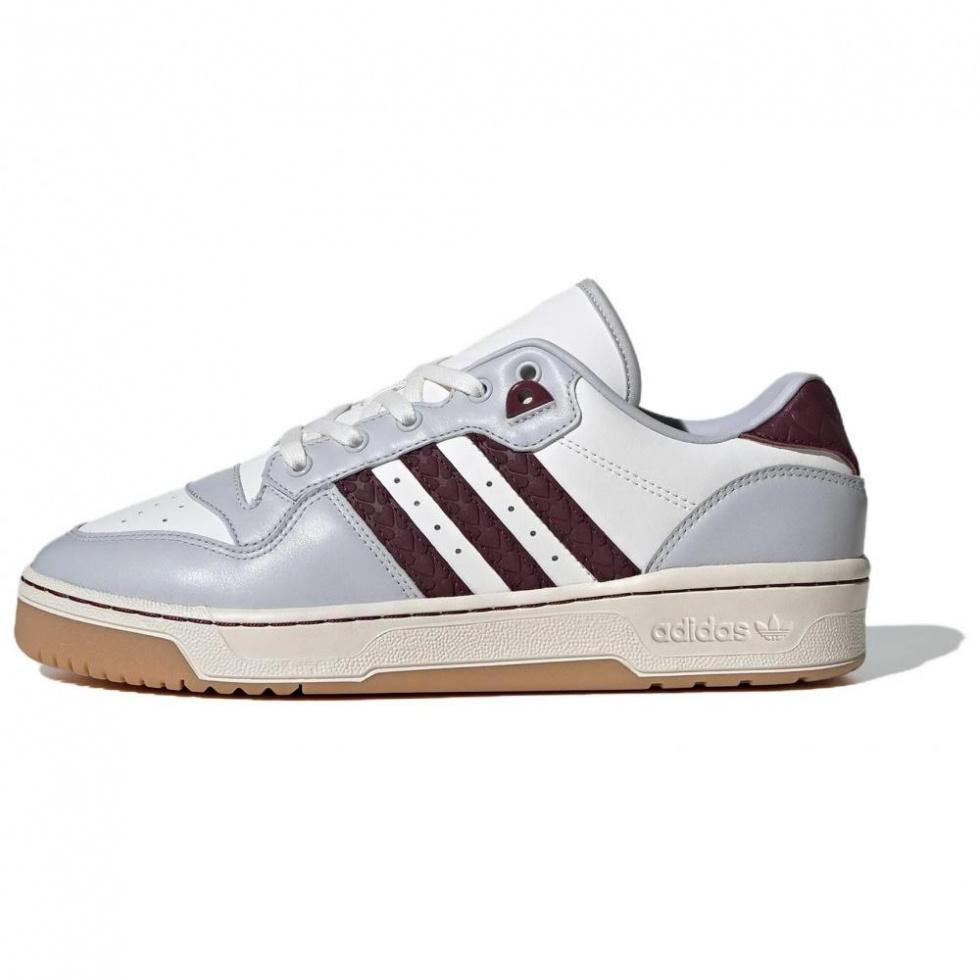 Adidas Originals Rivalry Non slip Lightweight Low Top Skateboard Shoes Unisex Gray