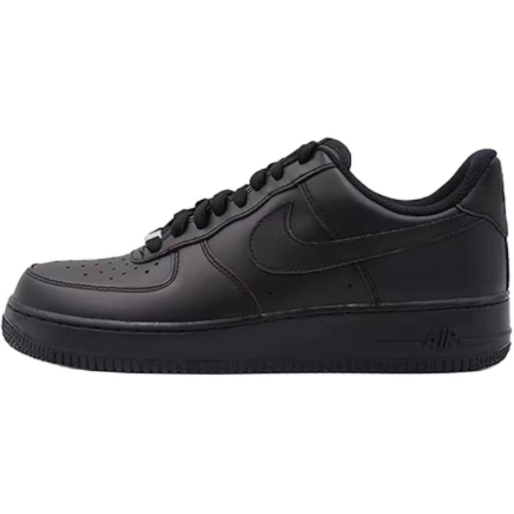 Nike Air Force 1 Wear resistant And Lightweight Low top Skateboard Shoes Unisex Black купить в интернет-магазине Yoocart с быстрой доставкой по России.