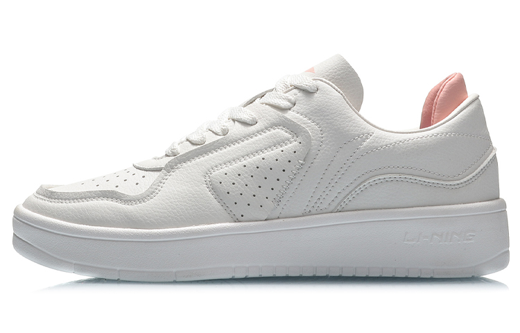 LiNing Street Gamer Low-Top Skateboard Shoes Women's Mist White