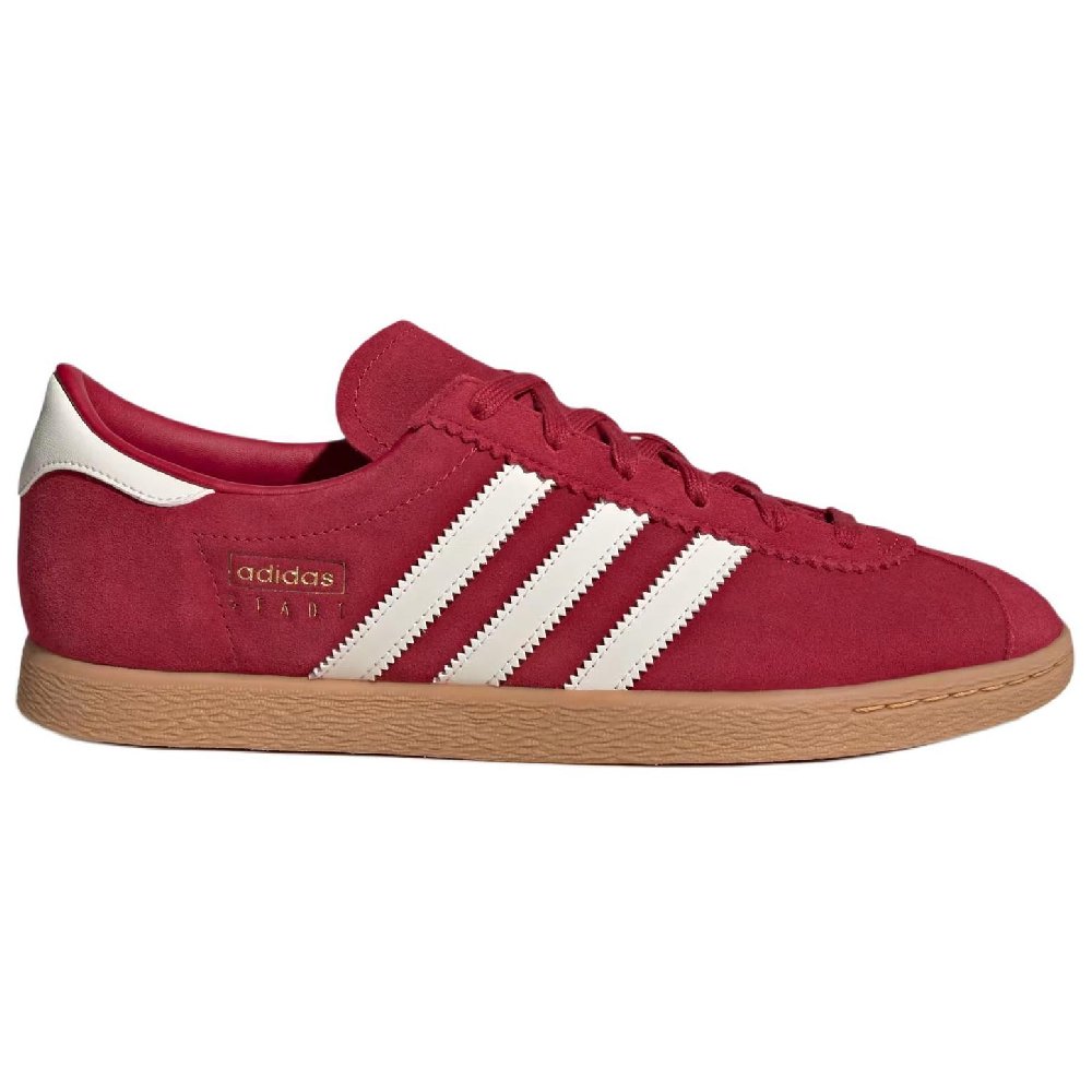 Adidas Originals Stadt Anti Slip Wear Resistant Low Top Skateboard Shoes Men's Red