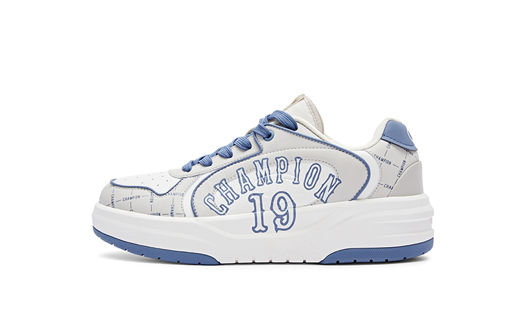 Champion Cushioning Lightweight Skateboard Shoes Men's Light Gray