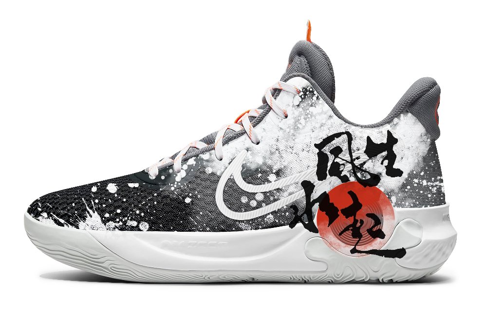 Nike KD Trey 5 IX Anti-Slip Wear-Resistant Mid-Top Basketball Shoes Unisex Black