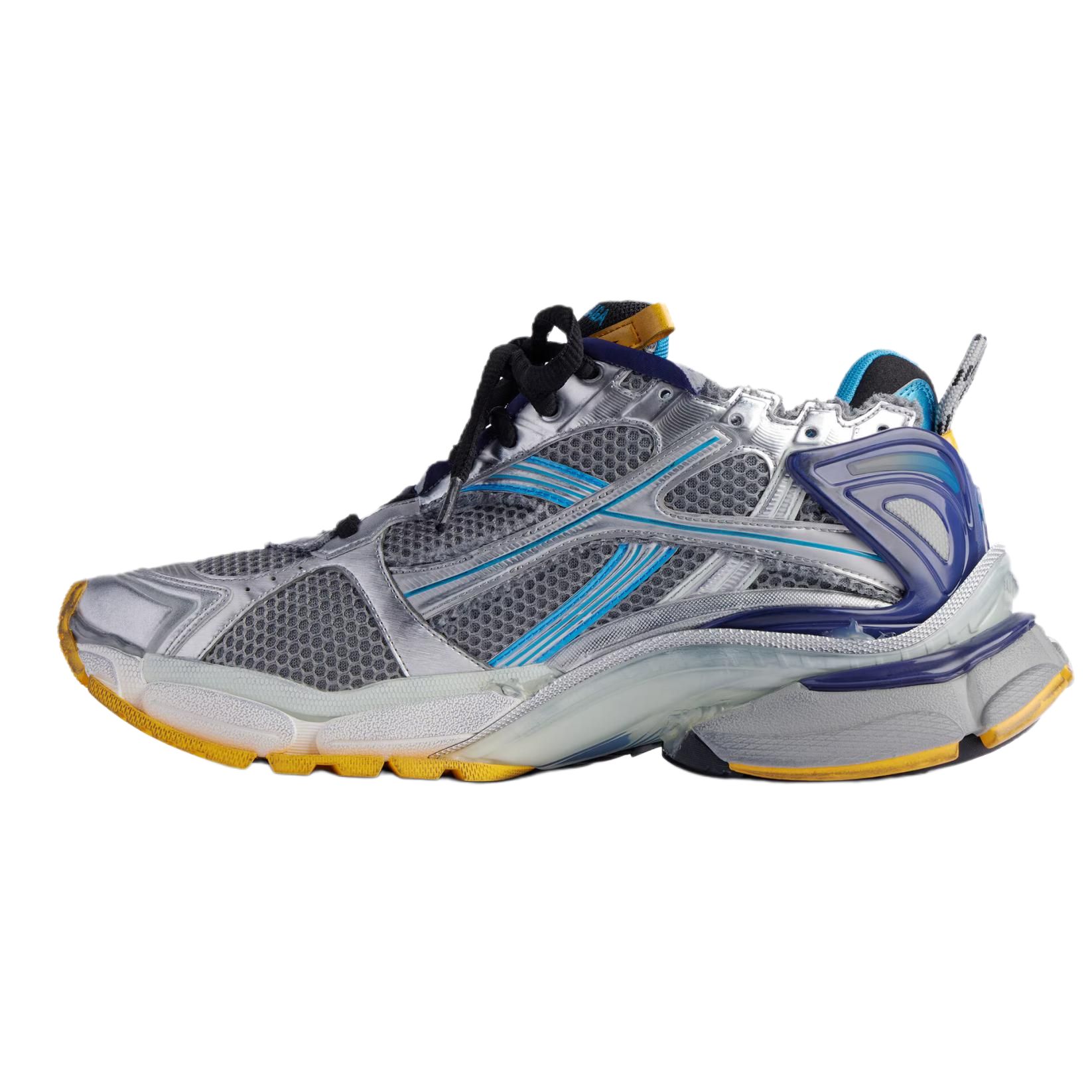 Balenciaga Runner Grey Blue Orange Aqua купить в интернет-магазине Yoocart с быстрой доставкой по России.