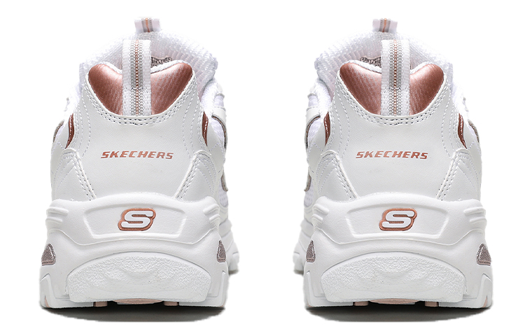 Skechers D'Lites Copper Divine Low Top Daddy Shoes Creamy Women's