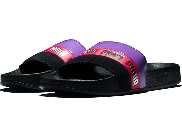 PUMA Damen Sandale Leadcat Remix Slide Black/Purple Women's купить в интернет-магазине Yoocart с быстрой доставкой по России.