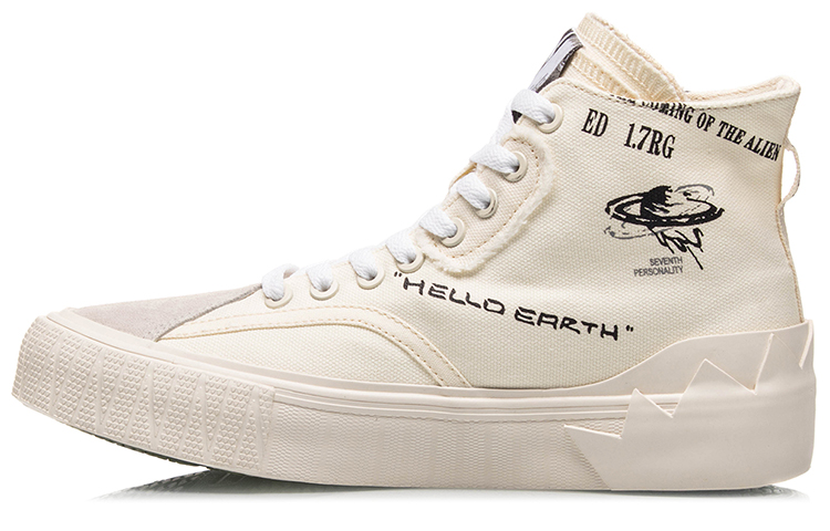 LINING Counterflow Hello Earth 'White Beige' Women's