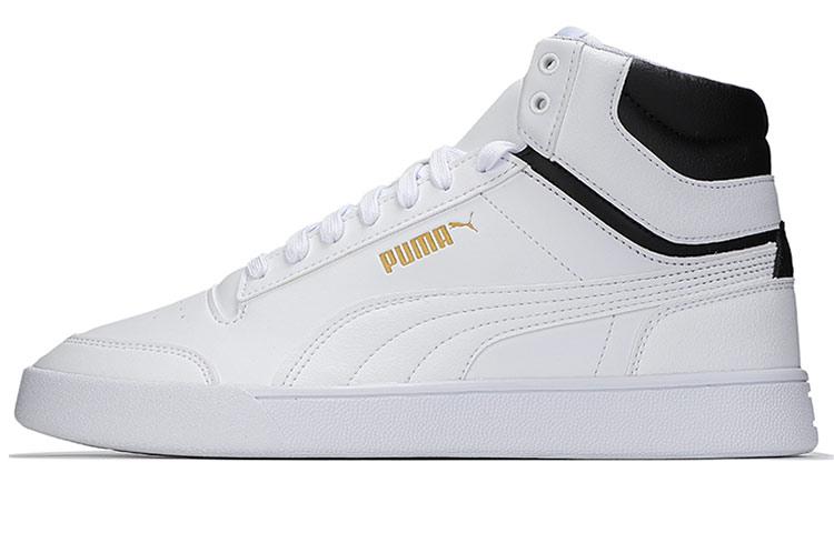 PUMA Shuffle Mid 'White Black Gold'