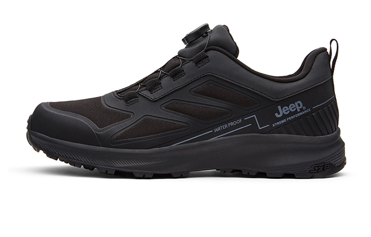 Jeep Low Top Casual Shoes Men's Black