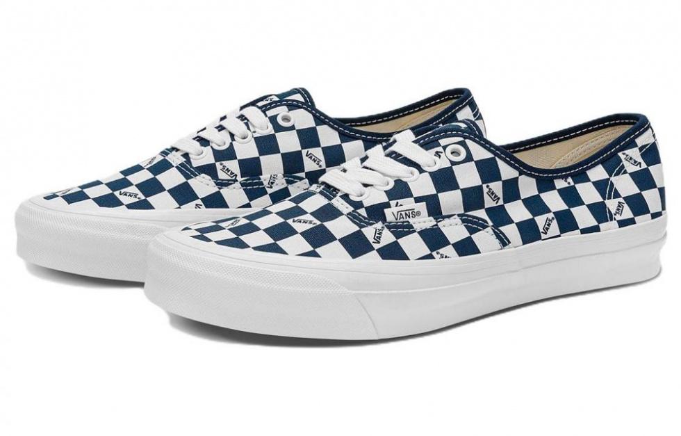 Vans Vault Og Authentic Lx Checkerboard Blue White купить в интернет-магазине Yoocart с быстрой доставкой по России.