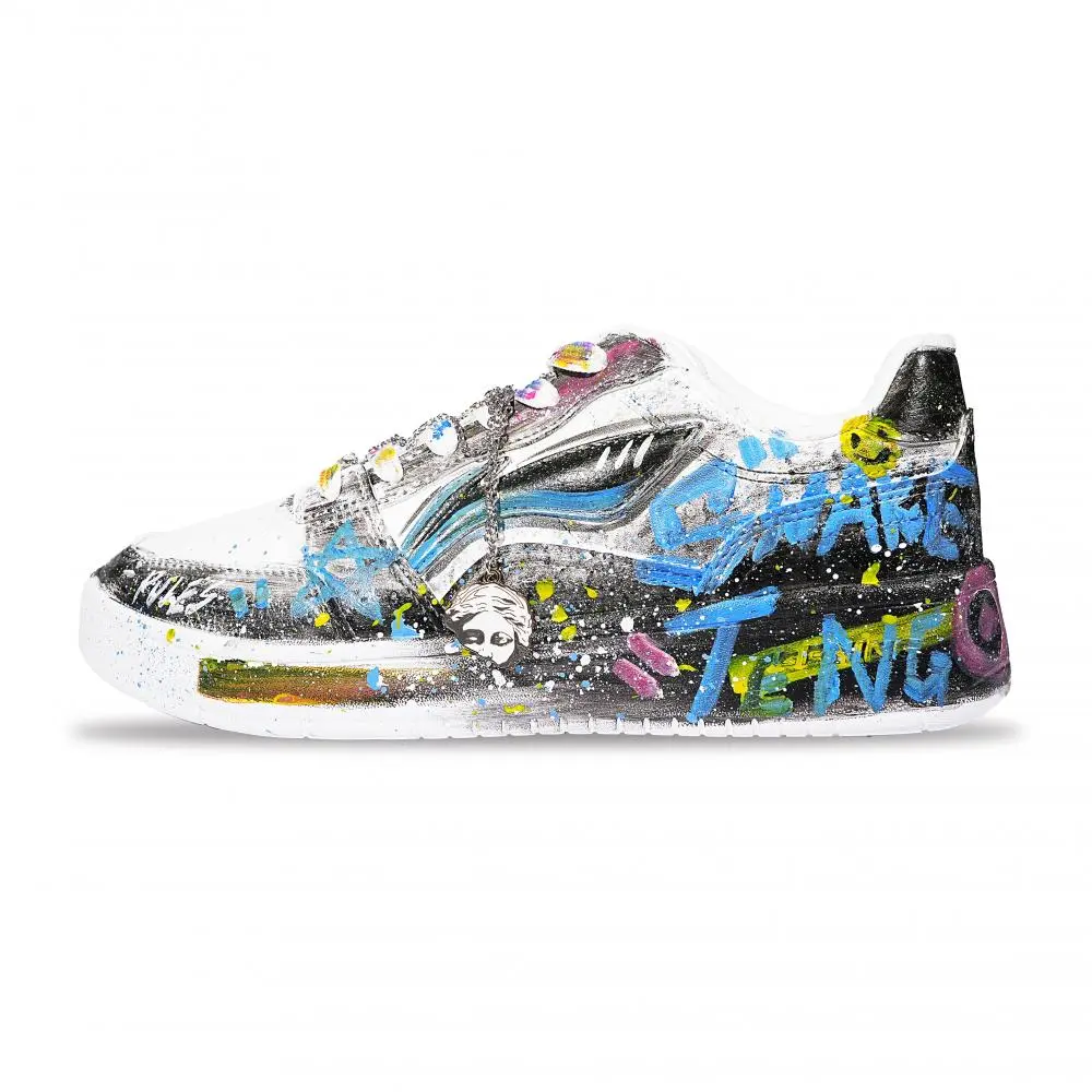LINING Acer Truncatum Skateboard Shoes Unisex Low top Black/Blue