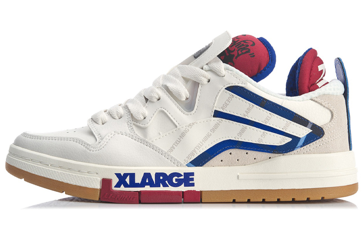 XLARGE x LiNing Wave Pro Low-Top Skateboard Shoes Men's Snow