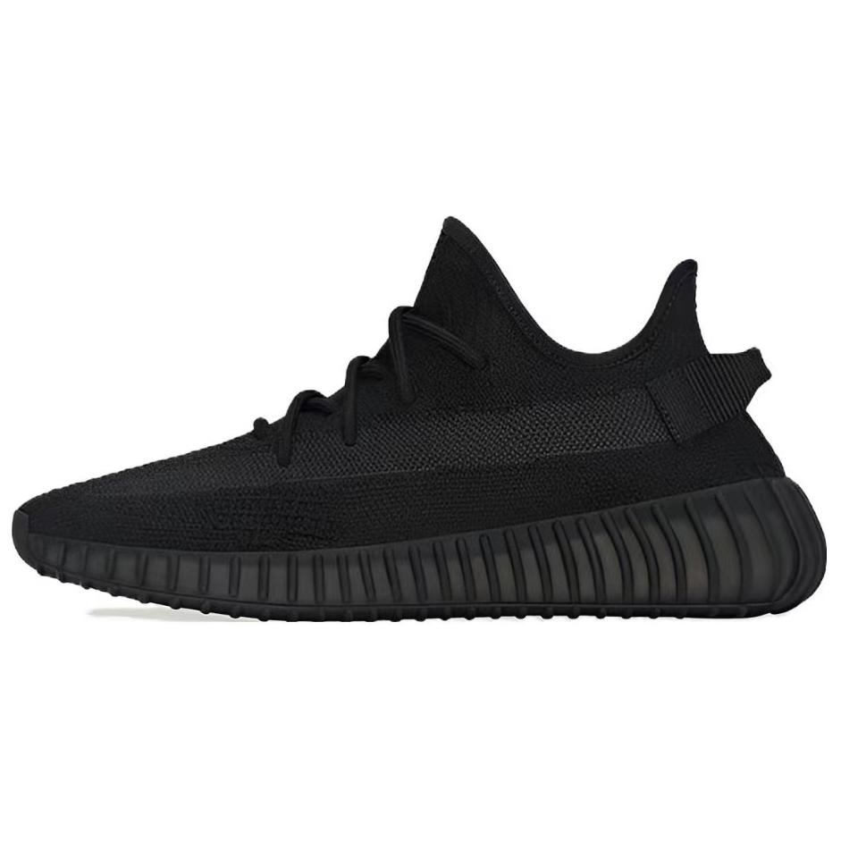 Adidas Originals Yeezy Boost 350 V2 Breathable And Wear-resistant Low-Top Casual Shoes Unisex Black