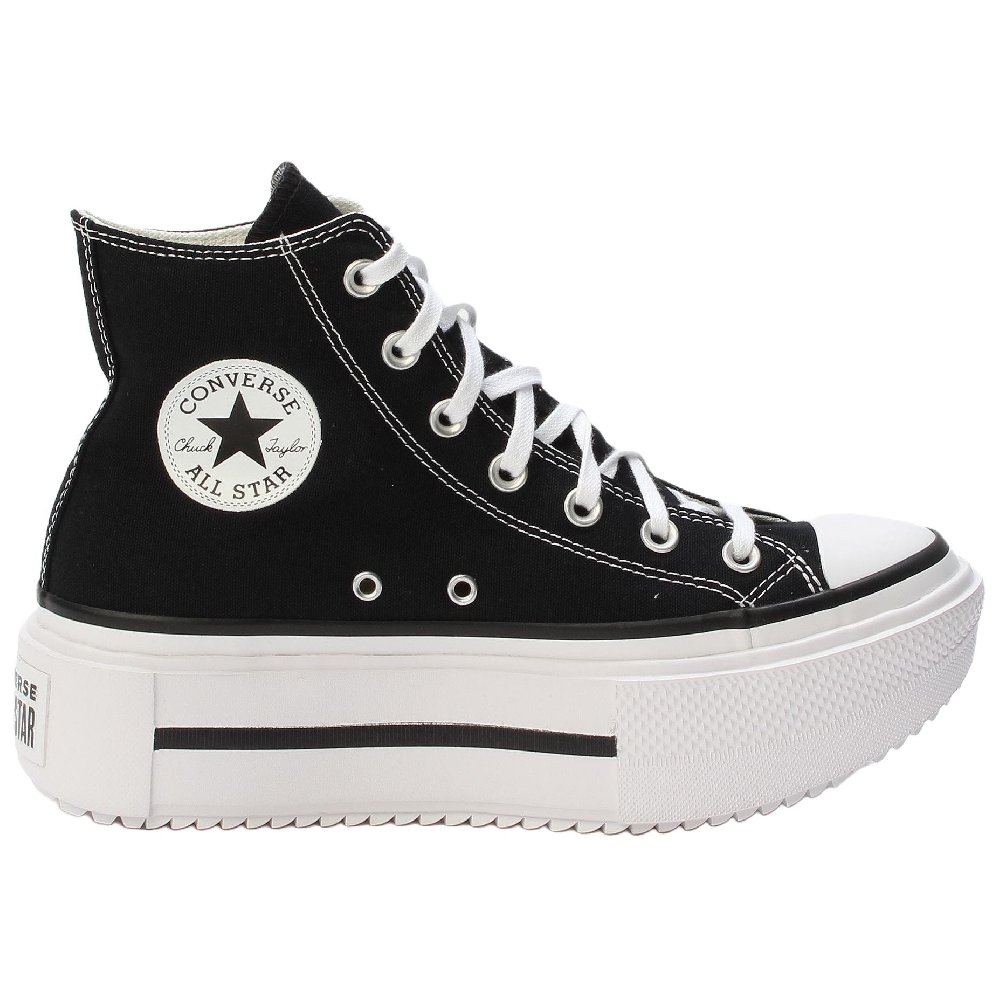 Converse Chuck Taylor All Star Lift Double Stack High 'Black White' Women's