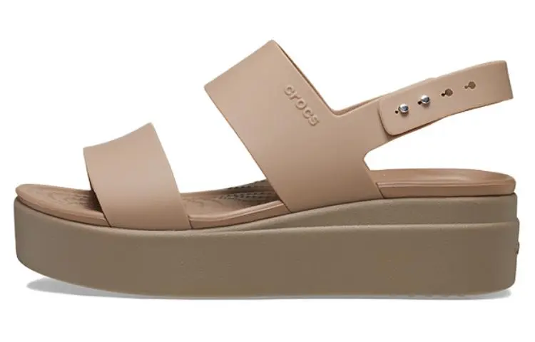 Crocs One Strap Sandals Women's Light Khaki
