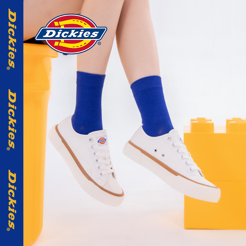 Dickies Canvas Shoes Unisex Low-Top White