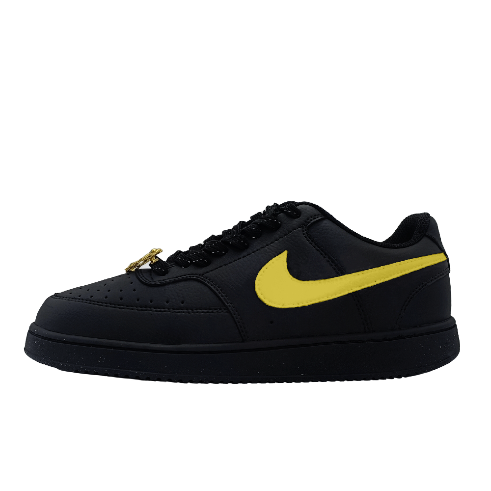 Nike Court Vision Low Wear-resistant And Lightweight Low-Top Skateboard Shoes Men's Black