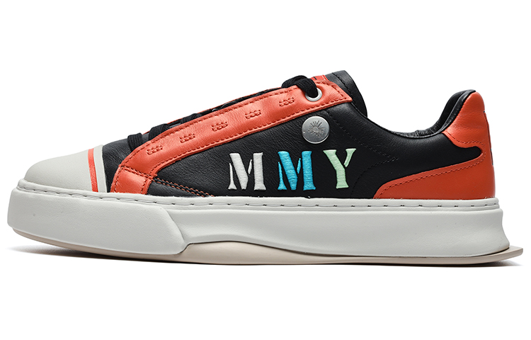 MIHARA YASUHIRO x FILA FM 4 Low Top Skateboard Shoes Men's Black Orange