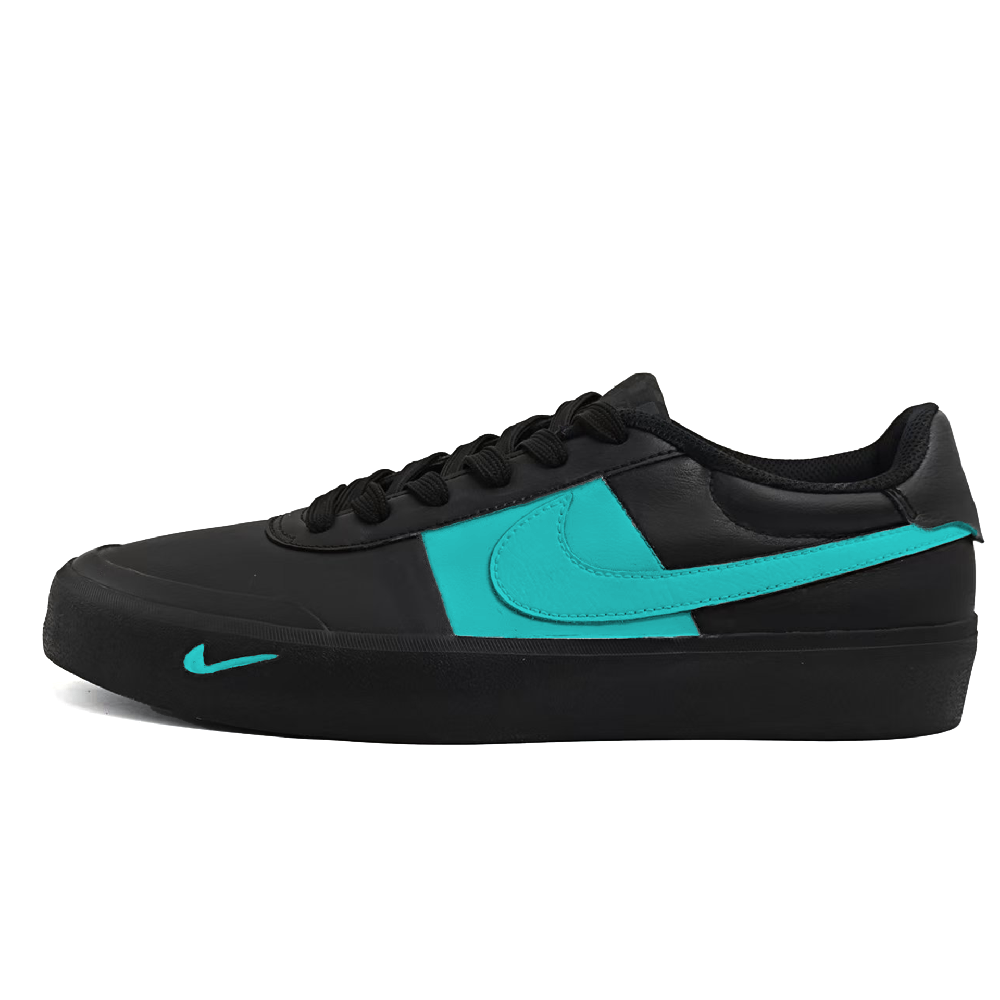 Nike Court Shot Cyan Butler Slip Resistant, Abrasion Resistant, Lightweight Low Top Skateboard Shoes Unisex Black Green