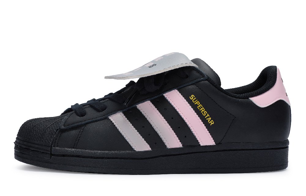 Adidas Originals Superstar Series Skateboard Shoes Unisex Low-Top Pink