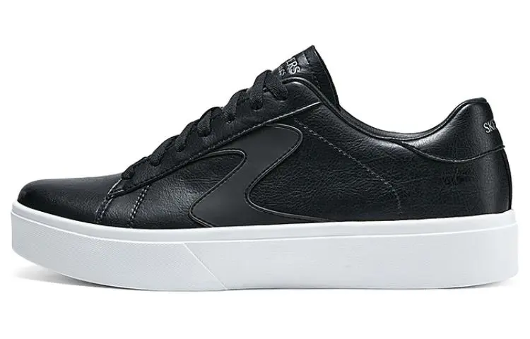 Skechers Cushioning Low top Skateboard Shoes Men's Black White