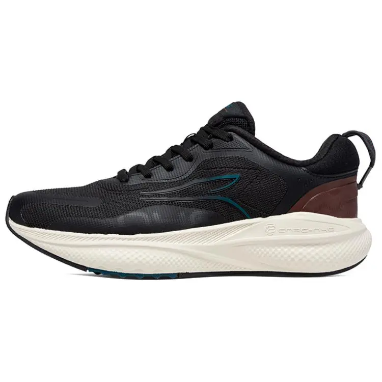 361° Shock Absorbers With Slip Resistant Features Low Top Running Shoes Men's Black Beige Brown