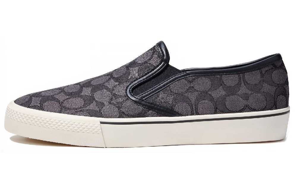 COACH Low Top Skateboard Shoes Men's Black