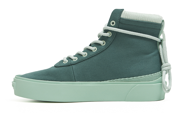 EQLZ EQUALIZER Fault High Skateboard Shoes Unisex Seaweed Color