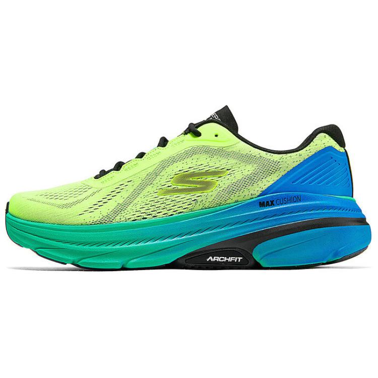 Skechers GO RUN Slip-Resistant Breathable Low-Top Training Shoes Men's Bright Yellow Blue