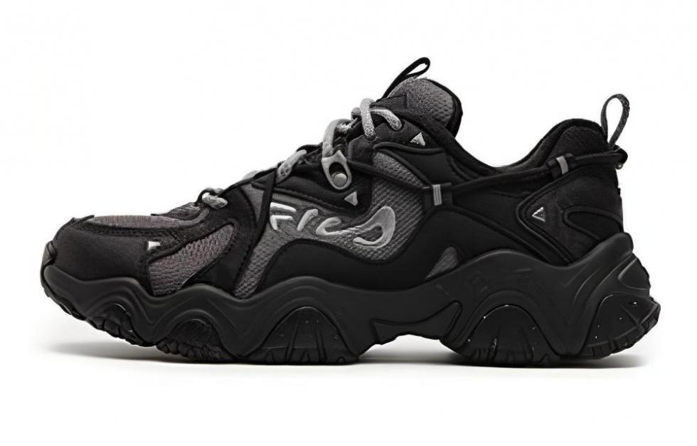 FILA Fluid 4 Sneakers 'Black Grey' Women's