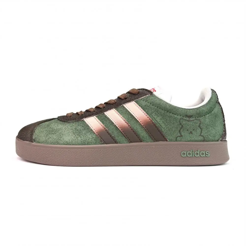 Adidas VL Court 2.0 Skateboard Shoes Unisex Low top Brown/Green