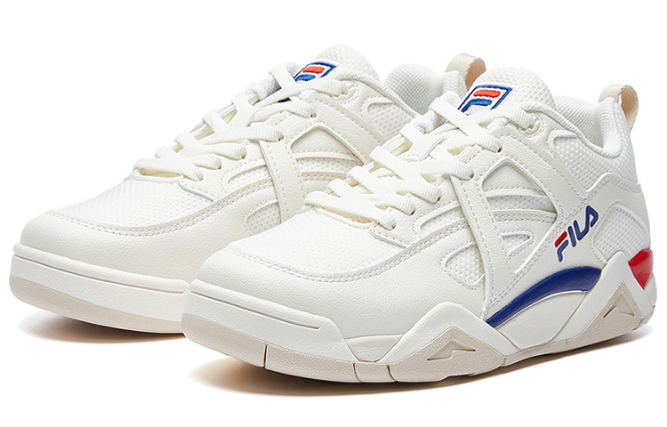 FILA Cage Knit Low White/Blue/Red Women's