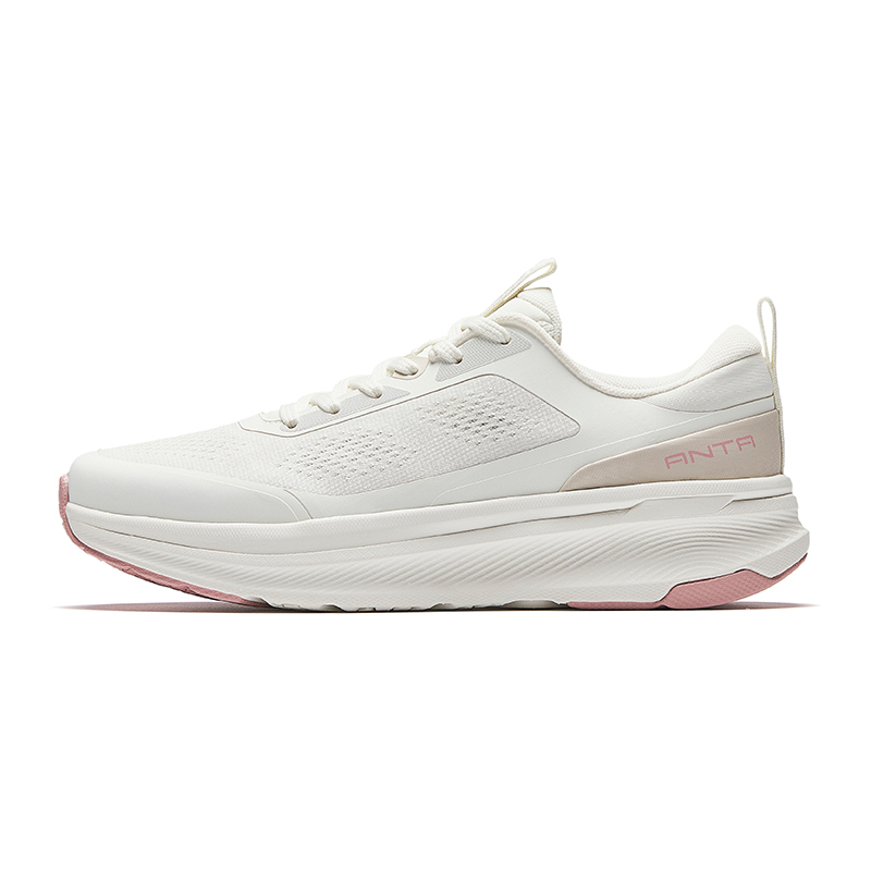Anta Variety Training Collection Cushioning Abrasion Resistant Breathable Low Top Training Running Shoes Women's White